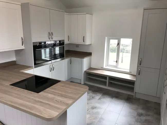 Kitchen Fitting work by Precision Joinery and Tiling in Blackpool