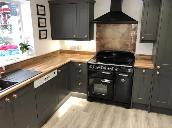 Kitchen Fitting work by Precision Joinery and Tiling in Blackpool