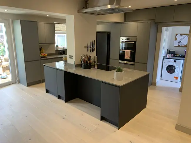 Kitchen Fitting work by Precision Joinery and Tiling in Blackpool