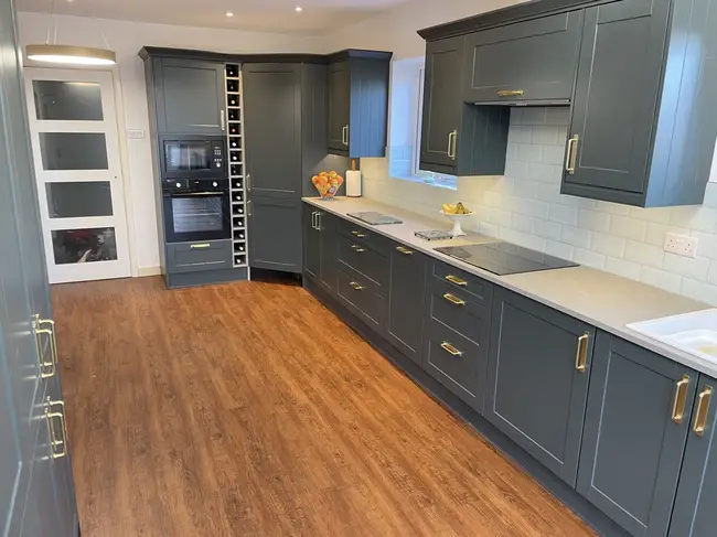 Kitchen Fitting work by Precision Joinery and Tiling in Blackpool